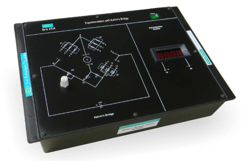 Nvis 6534 Bộ thí nghiệm với cầu Kelvin - Điện tử cơ bản